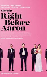 Literally, Right Before Aaron poster