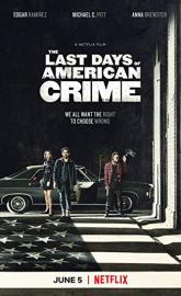 The Last Days of American Crime poster