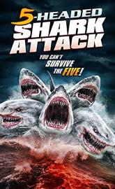 5 Headed Shark Attack poster