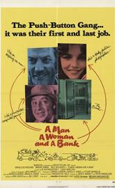 A Man, a Woman and a Bank poster