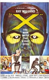 X: The Man with the X-Ray Eyes poster
