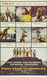 They Came to Cordura poster