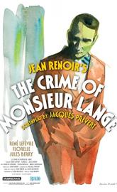 The Crime of Monsieur Lange poster