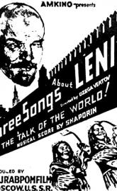 Three Songs About Lenin poster