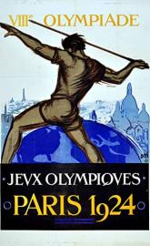 The Olympic Games in Paris 1924 poster