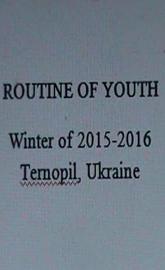 Routine of Youth poster